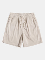 Corduroy Drawstring Shorts