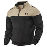 Men's Color Block Half Zip Outdoor Casual Sweatshirt