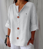 RL Linen Casual Blouse