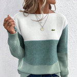 Tricolor Knit Sweater - COLLECTION CLEARANCE