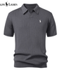 RL™ Knit Polo with V-Neck and Stripes