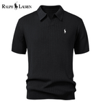 RL™ Knit Polo with V-Neck and Stripes
