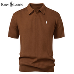 RL™ Knit Polo with V-Neck and Stripes