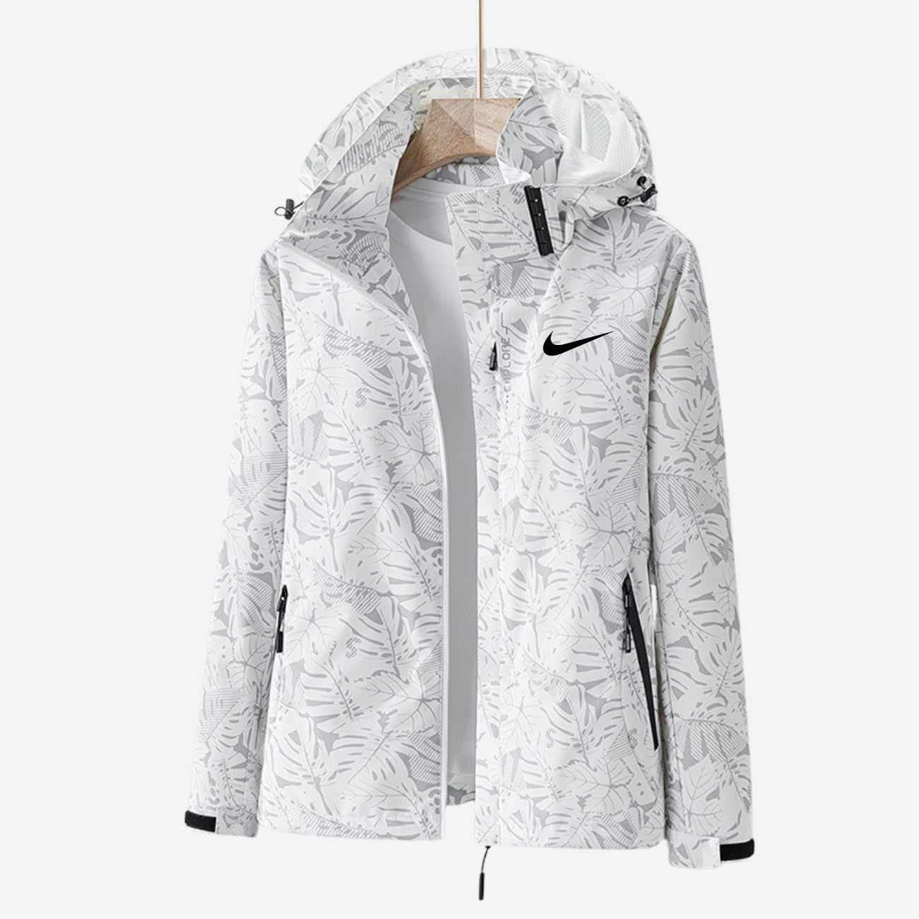 Women's Printed Hooded Jacket - CLEARANCE PRICE