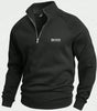 BОSS Cotton Half-Zip Jumper
