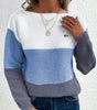 Tricolor Knit Sweater - COLLECTION CLEARANCE