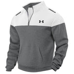 Men's Color Block Half Zip Outdoor Casual Sweatshirt