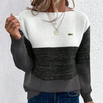 Tricolor Knit Sweater - COLLECTION CLEARANCE