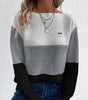 Tricolor Knit Sweater - COLLECTION CLEARANCE
