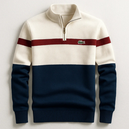 LACOSTE - ELSTON HERITAGE QUARTER-ZIP