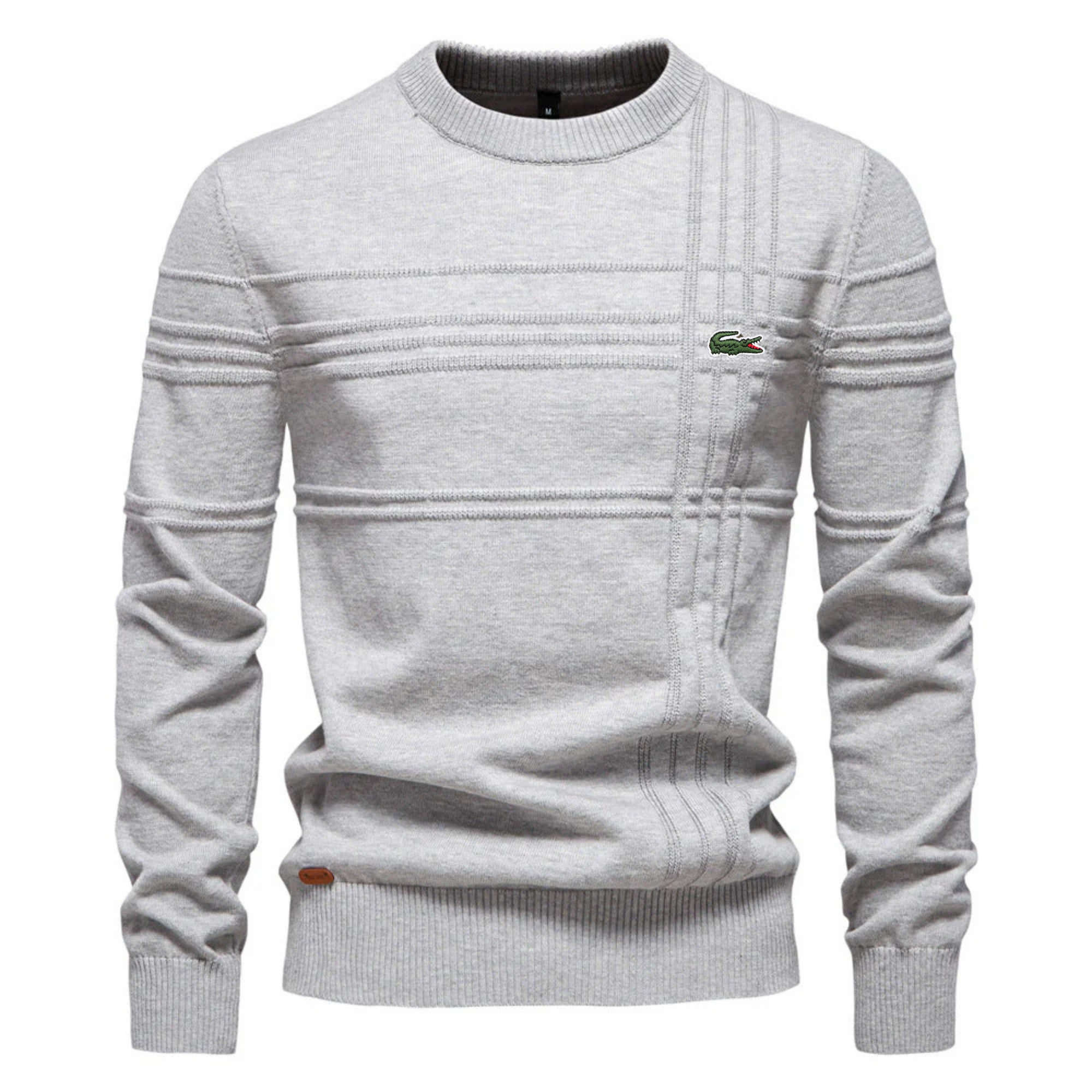 LACOSTE - ELEGANT KNITTED MEN'S SWEATER