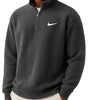 NK Collar Half Zip Sweatshirt