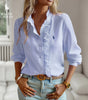 R. Ꮮаᴜгеn Ruffled Button-Up Shirt – Soft Textured Fit