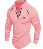 Men's Zip Long Sleeve Sports Casual Shirt