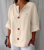 RL Linen Casual Blouse