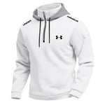 Men's Stylish And Comfortable Textured Hooded Sweatshirt