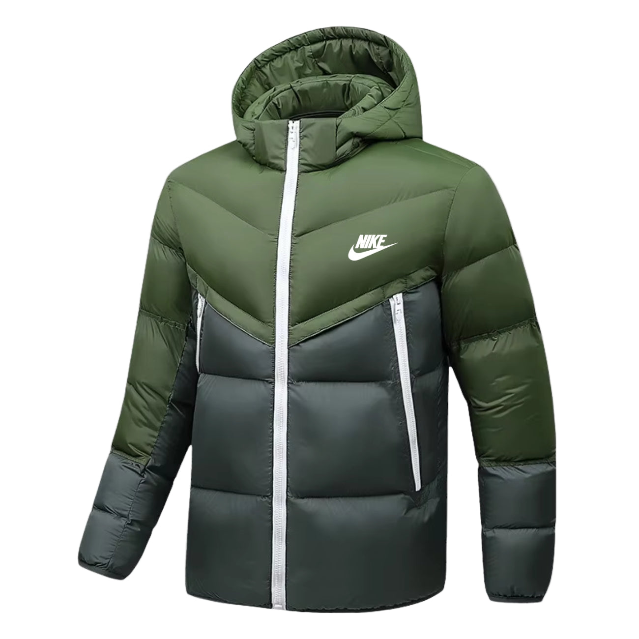 SportWave Dual-Tone Puffer Jacket