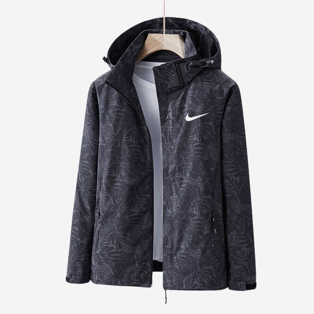 Women's Printed Hooded Jacket - CLEARANCE PRICE