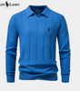 Ralph Lauren™ Long-Sleeve Knitted V-Neck Polo Sweater