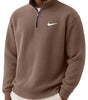 NK Collar Half Zip Sweatshirt