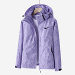 Women's Printed Hooded Jacket - CLEARANCE PRICE
