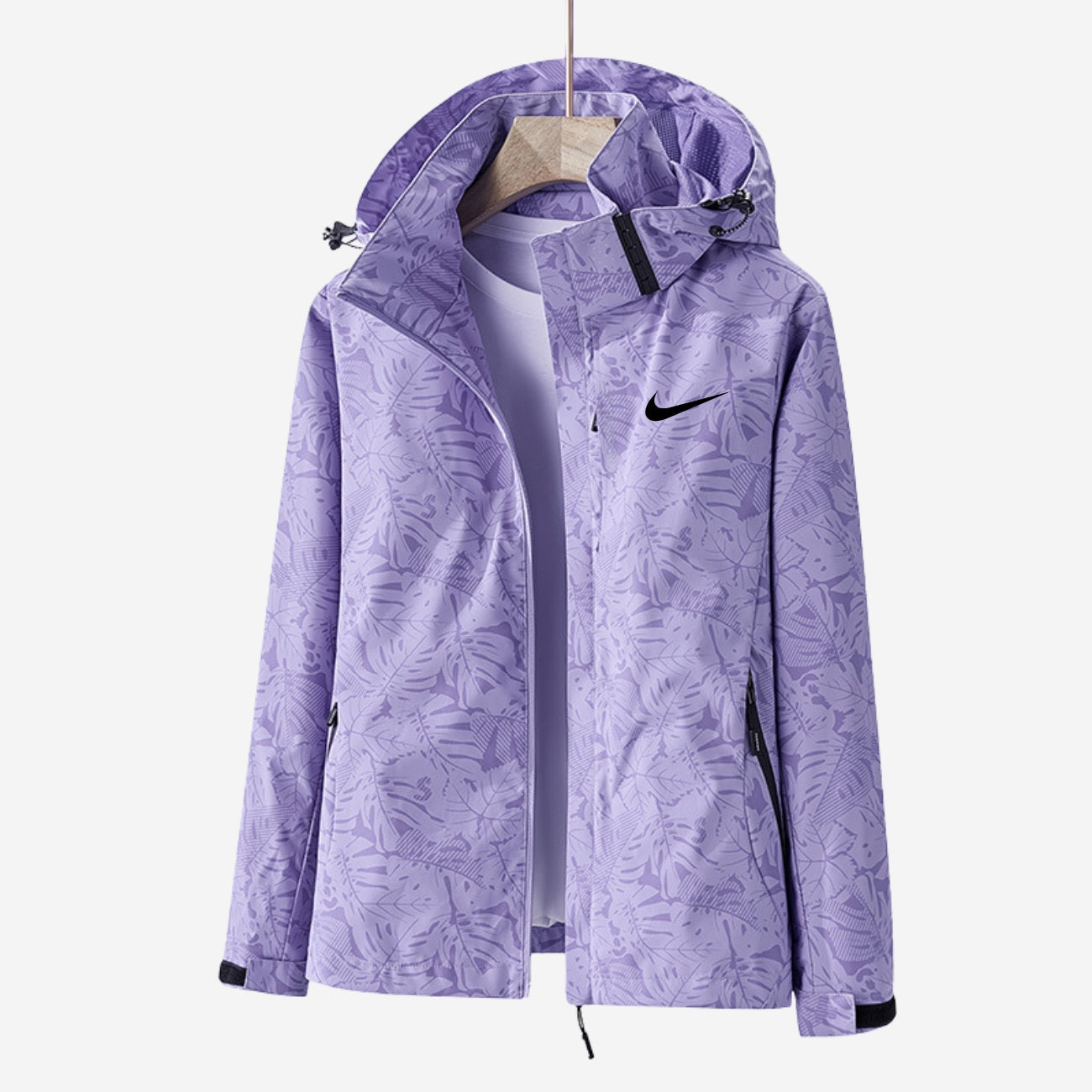 Women's Printed Hooded Jacket - CLEARANCE PRICE