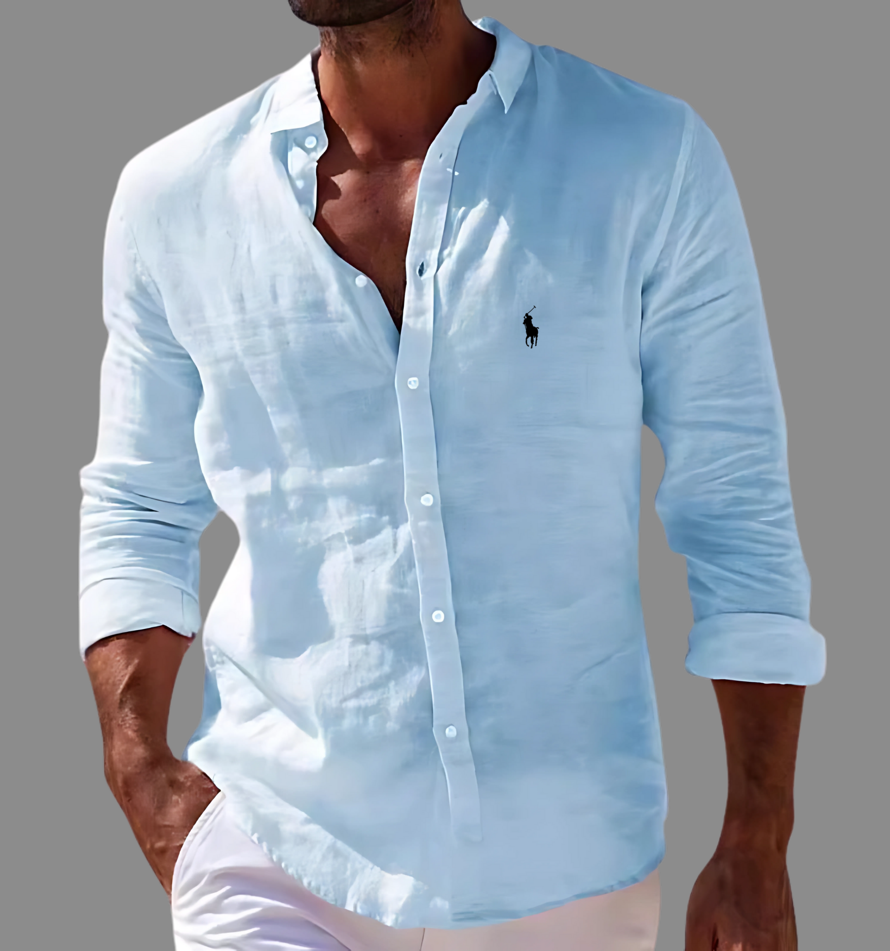 Men's classic linen shirt
