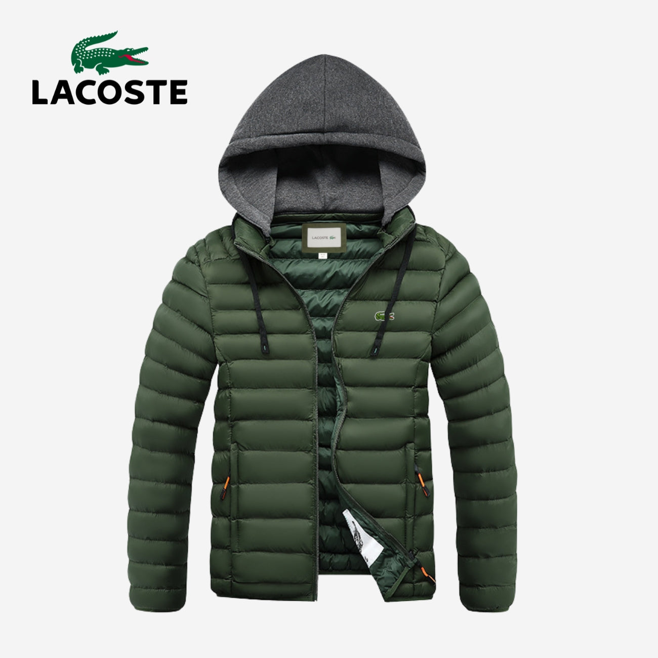 Quilted Warm Jacket with Hood || Stock Clearance