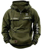 ADIDAS™ - Dark Green Tactical Quarter Hoodie