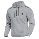 Men's Stylish And Comfortable Textured Hooded Sweatshirt