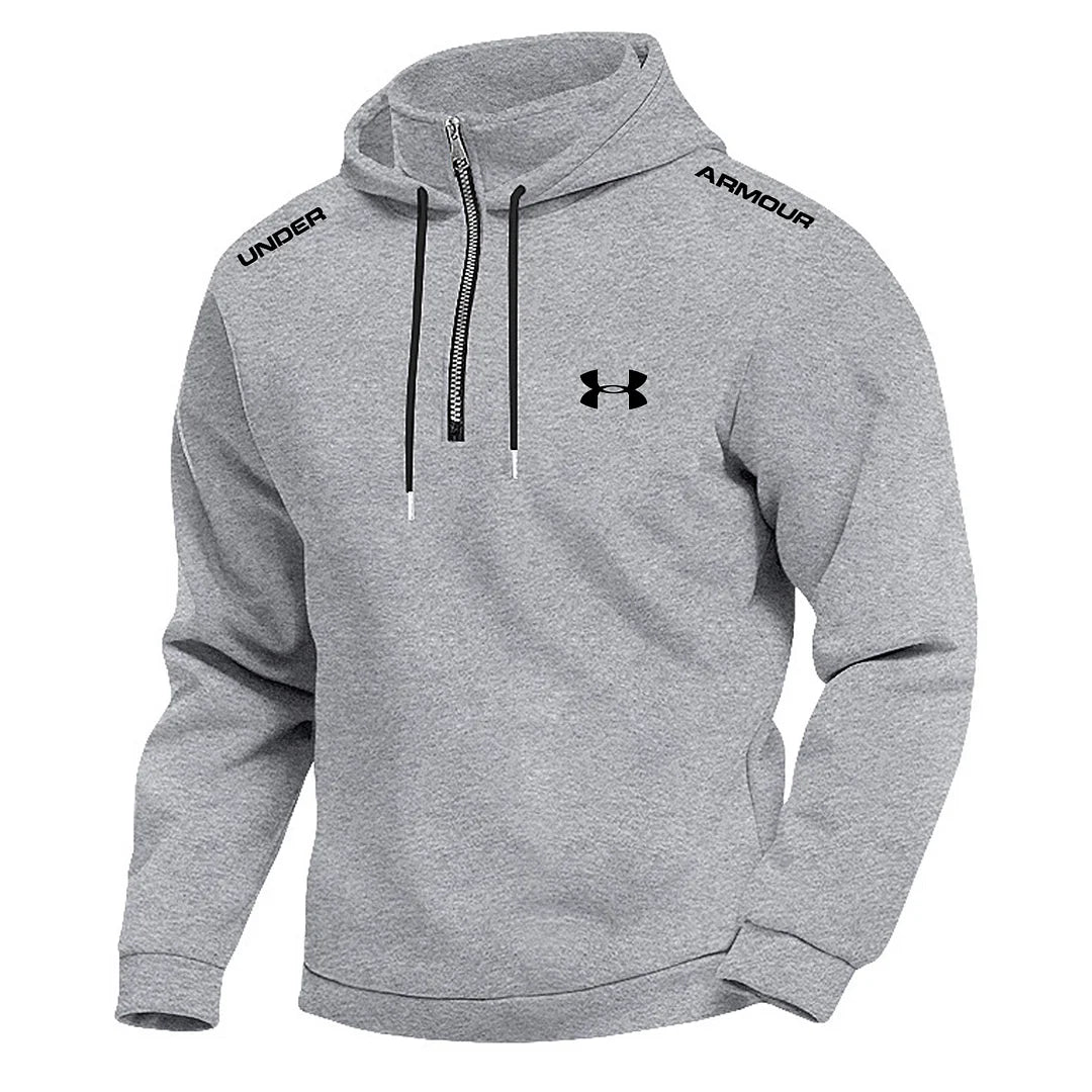 Men's Stylish And Comfortable Textured Hooded Sweatshirt