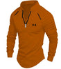 Men's Zip Long Sleeve Sports Casual Shirt