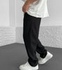 Ribbed Tube Leg Trousers